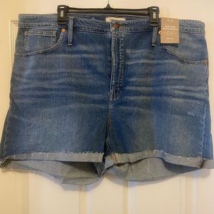 Madewell High-Rise Denim Shorts
